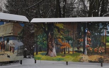 Mural w Skansen-parku 4