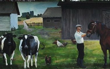Mural w Skansen-parku 11