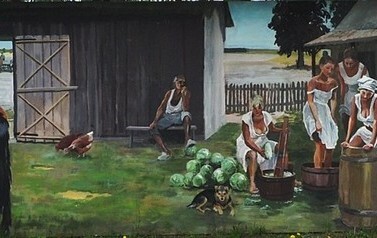 Mural w Skansen-parku 12