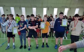 Gminne Rozgrywki Szk&oacute;ł Podstawowych w Drużynowym Tenisie Stołowym 3