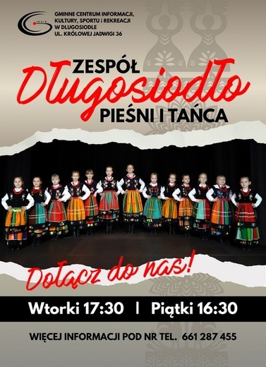 Zesp&oacute;ł Pieśni i&nbsp;Tańca Długosiodło - Dołącz do nas!
