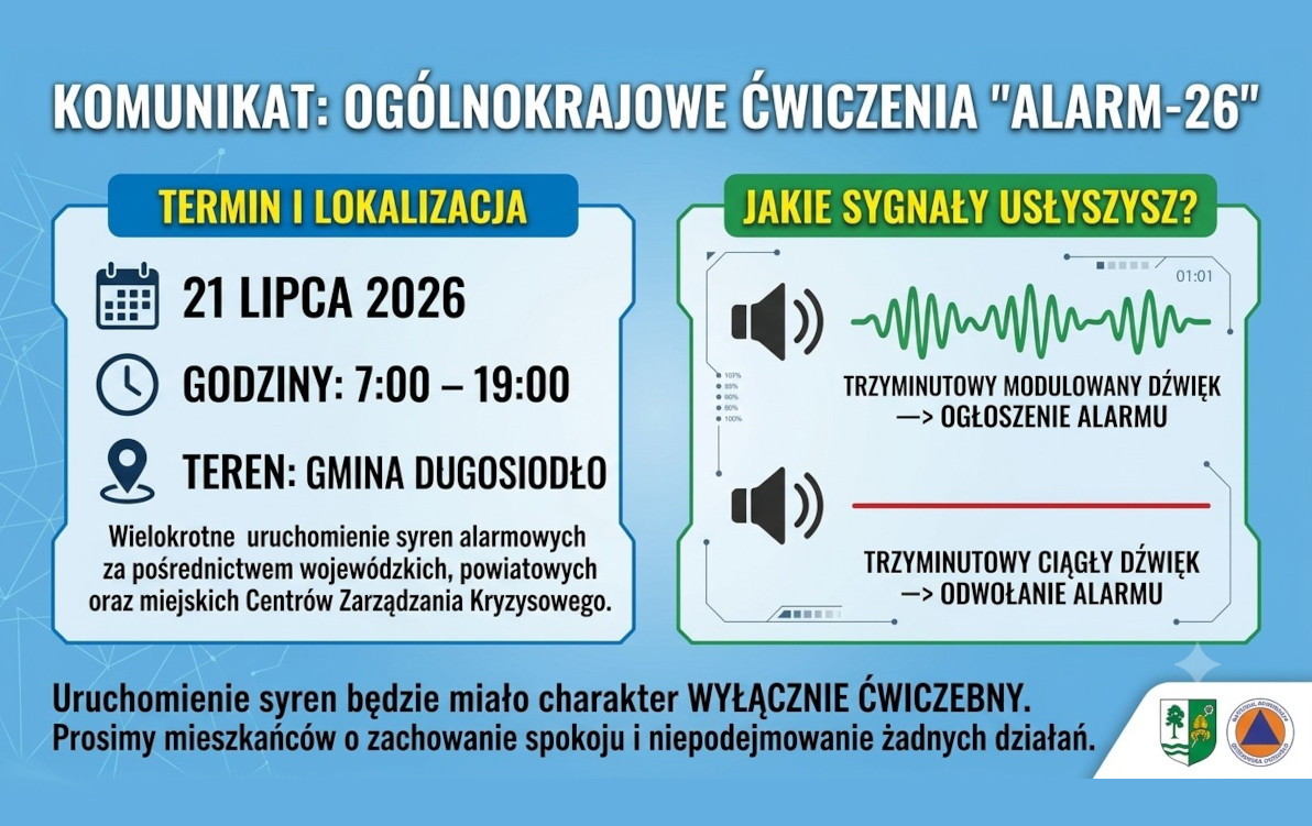 Świczenia z&nbsp;zakresu ostrzegania i&nbsp;alarmowania ludności cywilnej