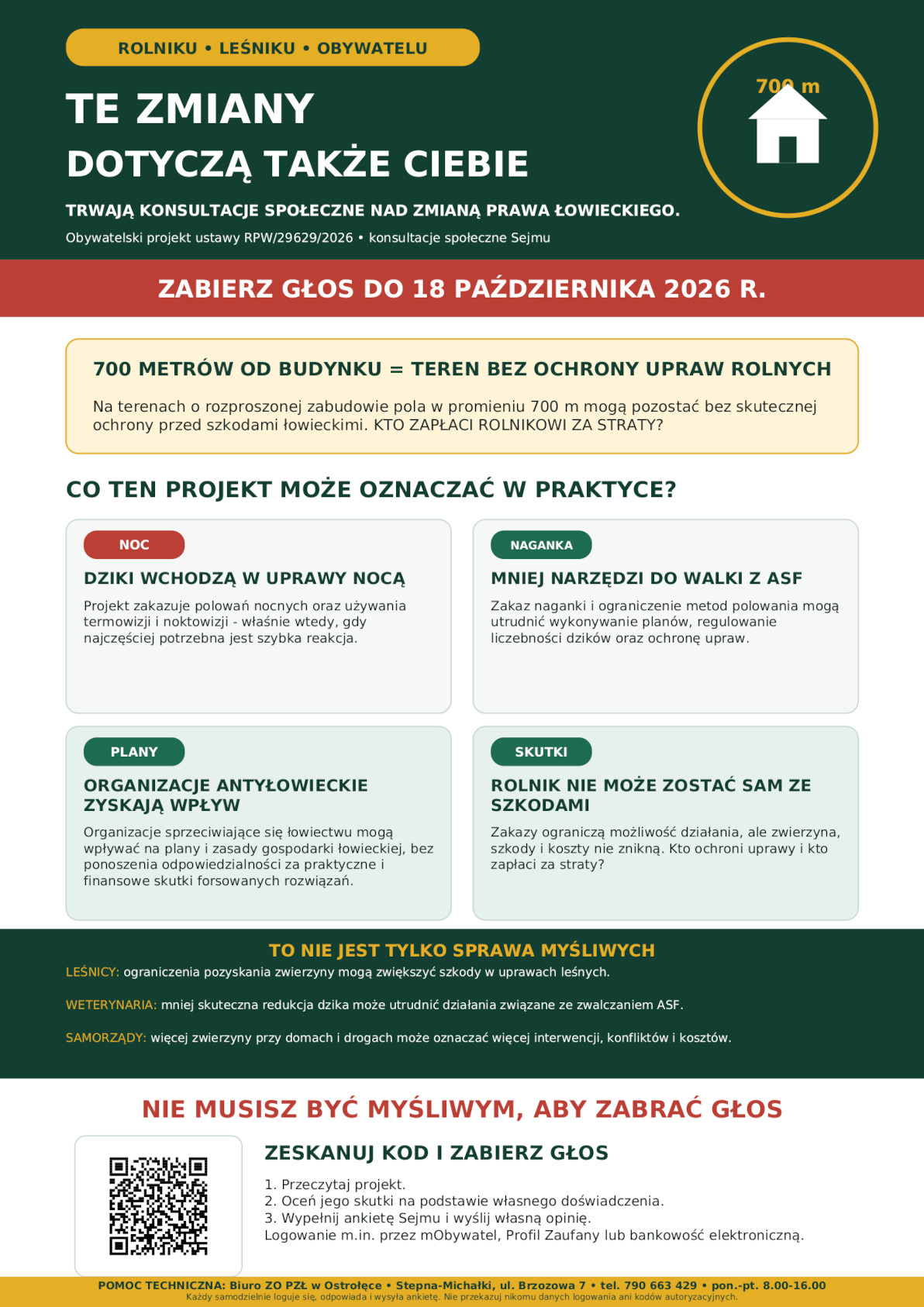 Informacja PZŁ o&nbsp;konsultacjach społecznych zmiany Prawa łowieckiego