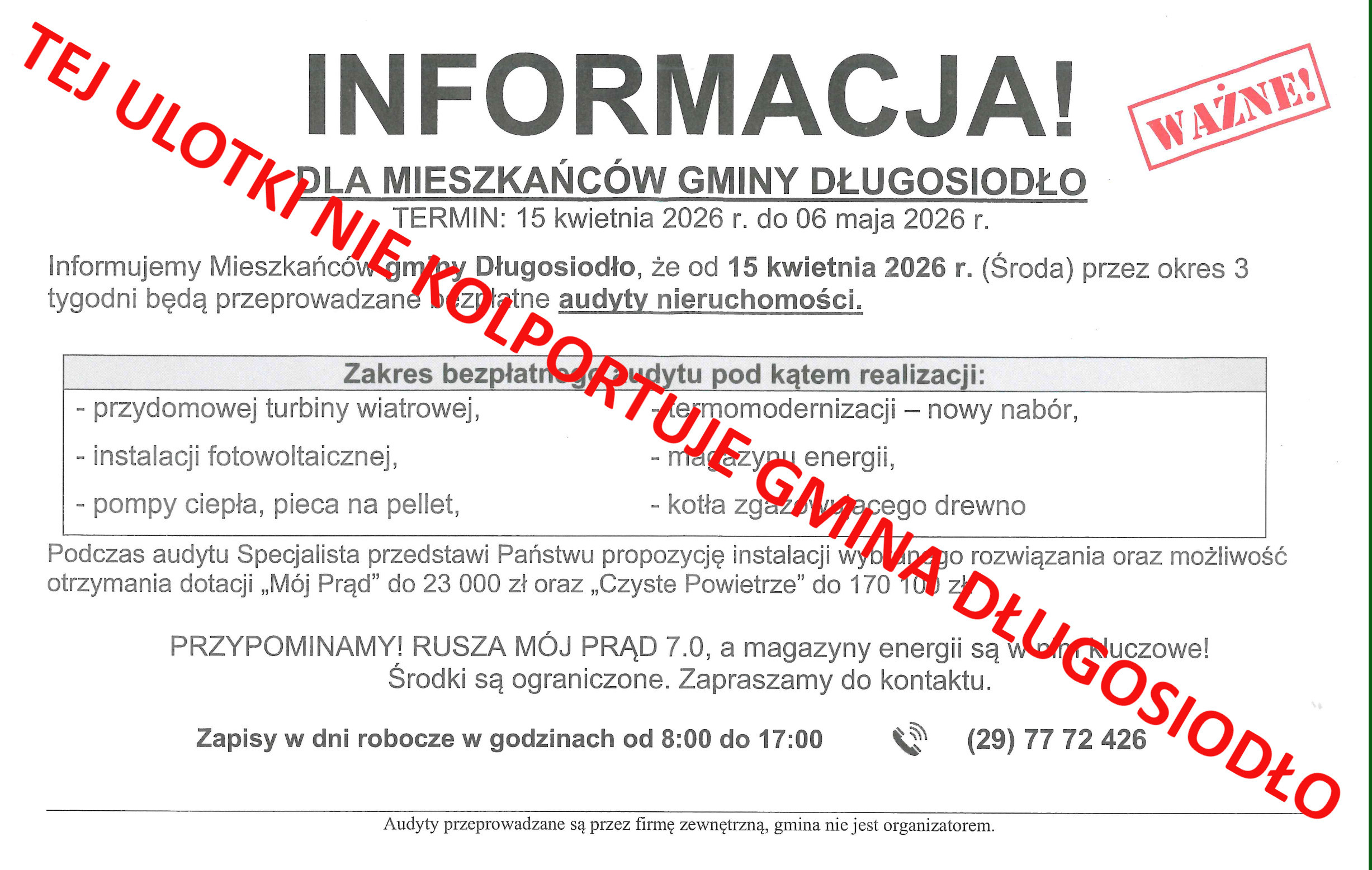 ulotka