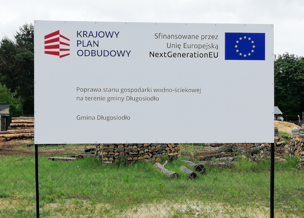 Poprawa stanu gospodarki wodno-ściekowej na&nbsp;terenie gminy Długosiodło