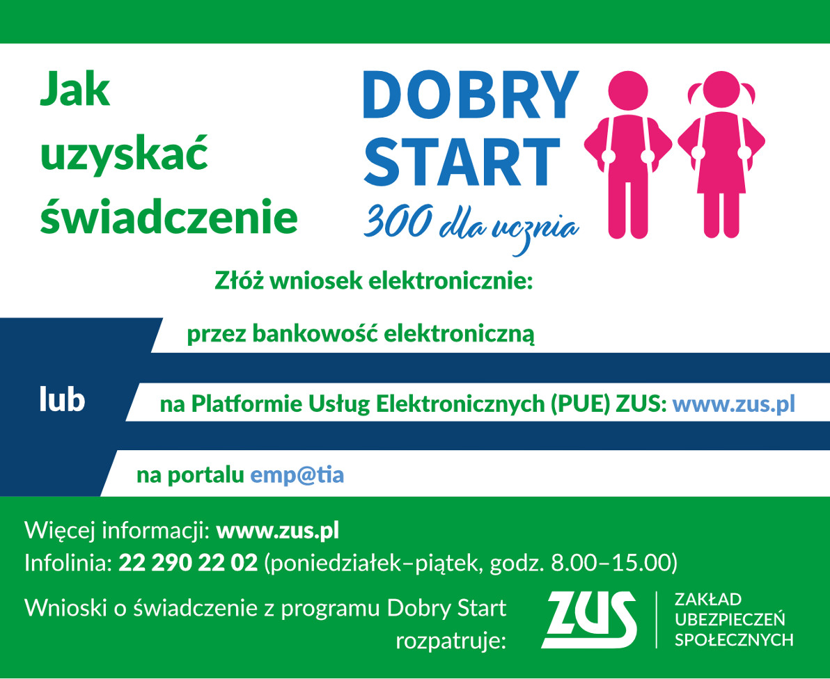 Plakat Program Dobry Start 300