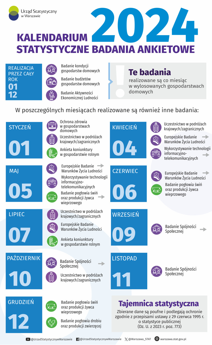 Statystyczne badania ankietowe w 2024 r.