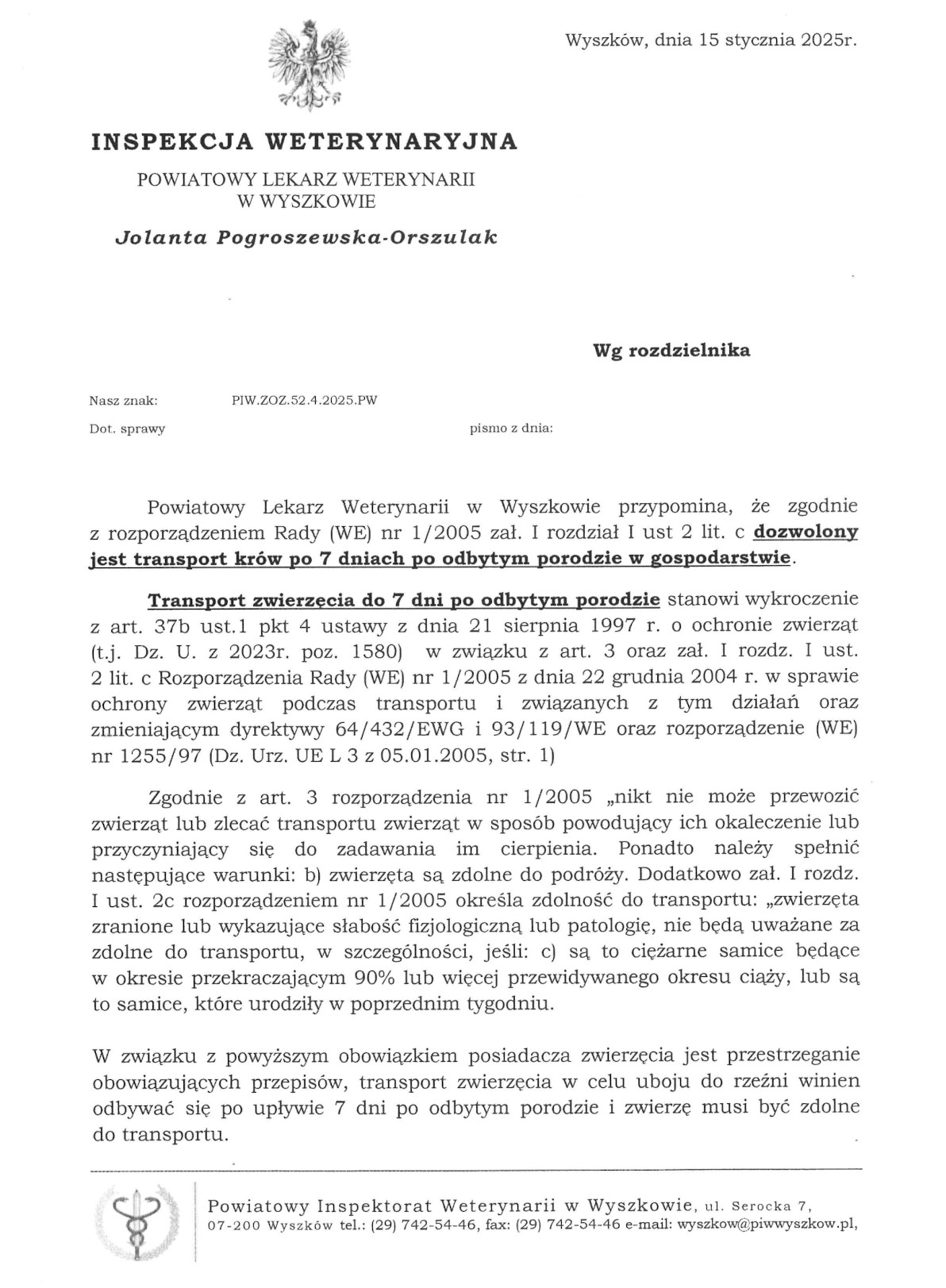 Komunikaty dla rolnik&oacute;w