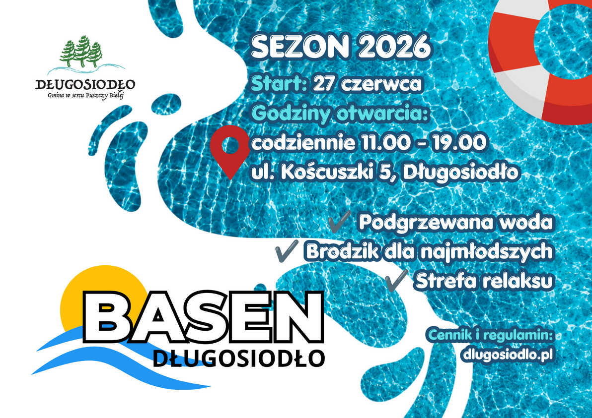 Plakat: Zapraszamy na&nbsp;basen