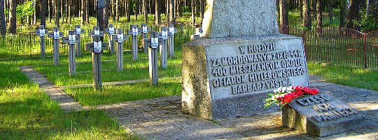 Pamiątkowy głaz ku czci pomordowanych w Lipniak-Majoracie