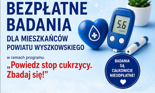 Stop cukrzycy - bezpłatne badania