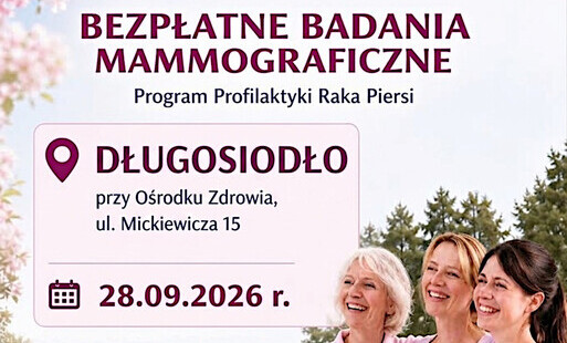 Zdjęcie do Bezpłatna mammografia