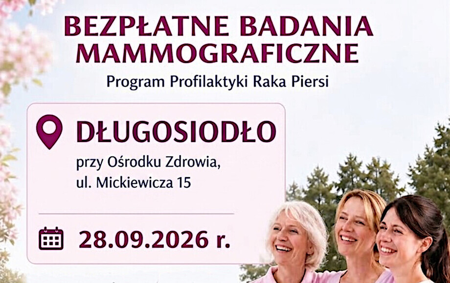 Bezpłatna mammografia – rejestracja przez rejestracja.mammo-med.pl
