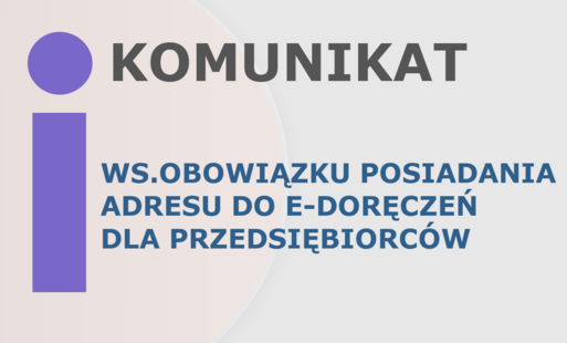 Obowiązek posiadania adresu do e-Doręczeń przedsiębiorców
