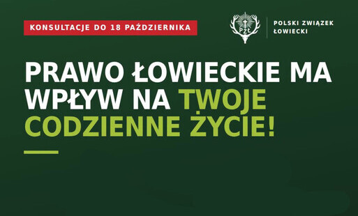 Informacja PZŁ o konsultacjach społecznych zmiany Prawa łowieckiego