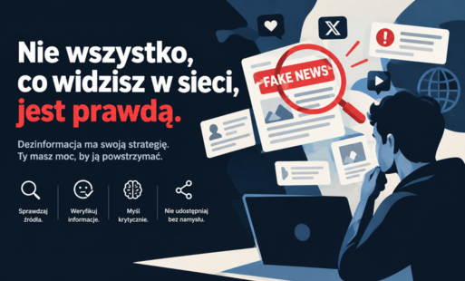 Kampania o dezinformacji w sieci - Fundacja WIB dla Ministerstwa Cyfryzacji