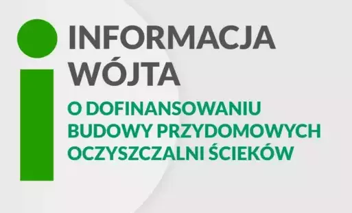 Zdjęcie do Dofinansowanie budowy przydomowych oczyszczalni ściek&oacute;w
