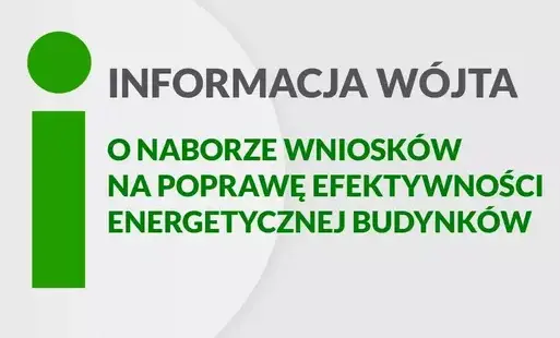 Informacja o naborze wniosków
